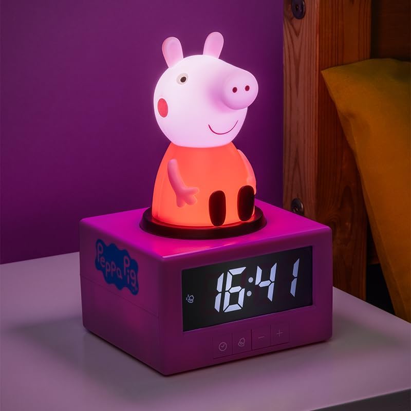 Paladone Peppa Pig Icon-Wecker, Mehrfarbig, Einheitsgrösse