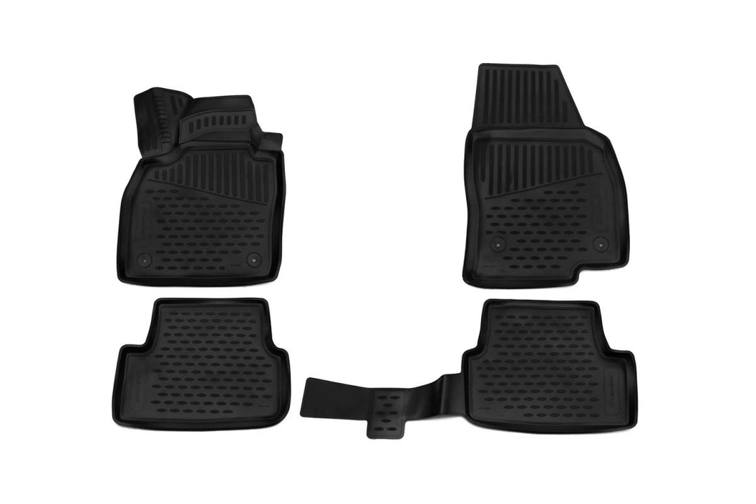 Element Passgenaue Gummimatten Fussmatten für VW Polo VI Typ 6R/6C/61I AW MK6 2017-2021