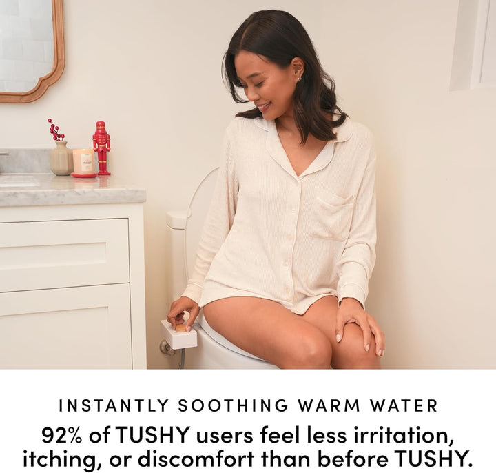 TUSHY Spa Warmwasser-Bidet-Aufsatz für Toilette. Universelle Passform, einfache Installation (benöti
