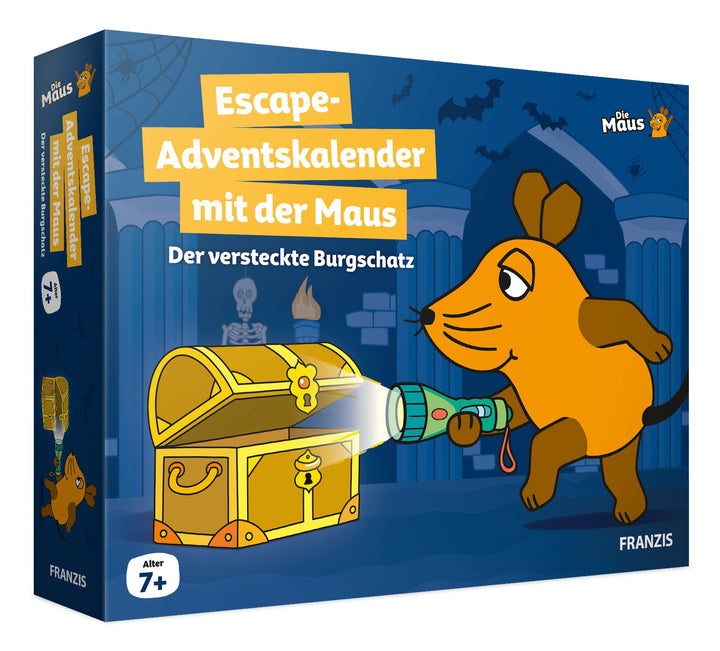 FRANZIS 67169 - Escape Adventskalender mit der Maus - Der versteckte Burgschatz, 24 spannende Rätsel