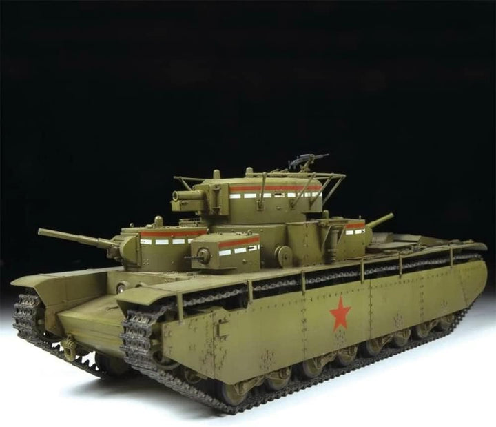 ZVEZDA 500783667 - 1:35 T-35 Heavy Soviet Tank, Modellbau, Bausatz, Standmodellbau, Modellbau, Bausa