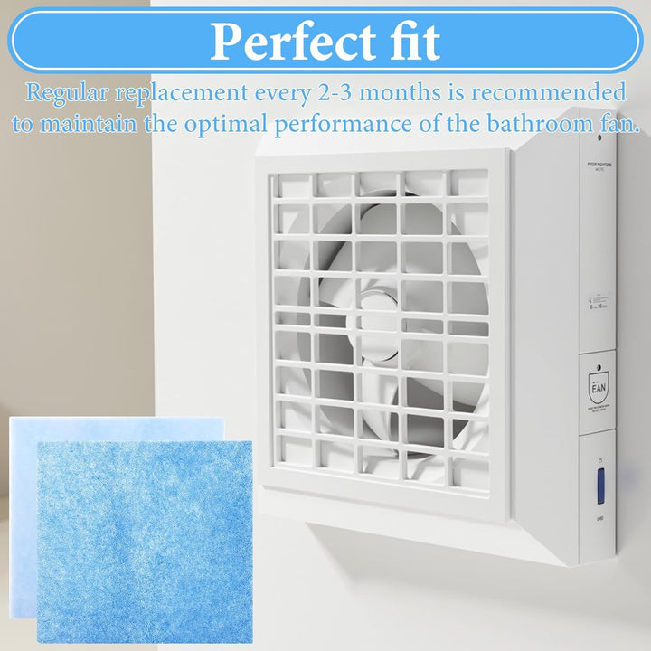 16 Stück Ersatzfilter für Limodor Lüfter 240x240mm, Filterklasse G4 für Badlüfter & WC-Lüfter, Ersat
