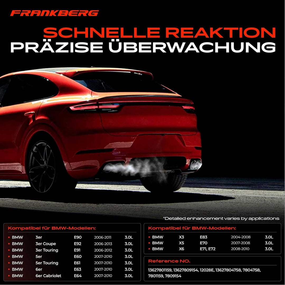 Abgastemperatur Sensor 2-Polig vor Katalysator für 3er E90 3er Coupe E92 3er Touring E91 5er E60 5er
