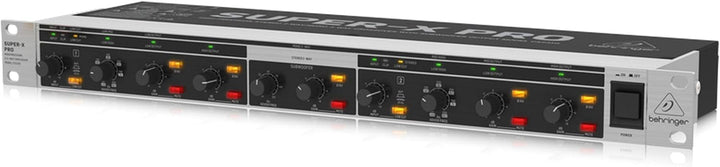 Behringer SUPER-X PRO CX2310 V2 Hochpräzise Stereo 2-Wege/Mono 3-Wege Frequenzweiche mit Subwoofer-A