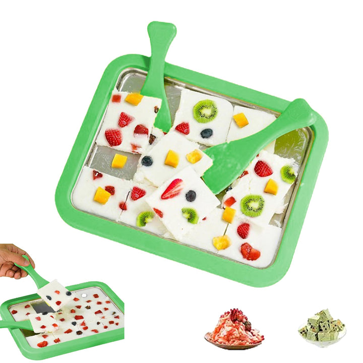 Eabdice Eisplatte Eis Rolls zum Eis Machen DIY, Eisplatte zum eis machen, Rolled Ice Cream Maker, mi
