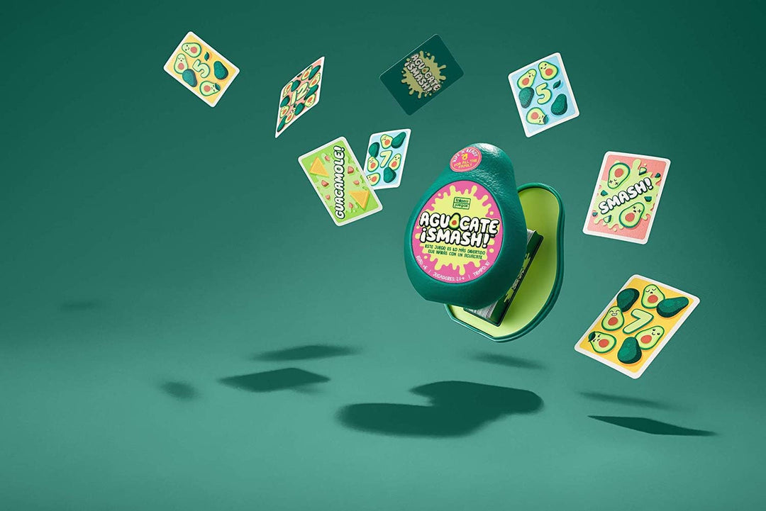 Aguacate Smash! Brettspiel Kartenspiel.