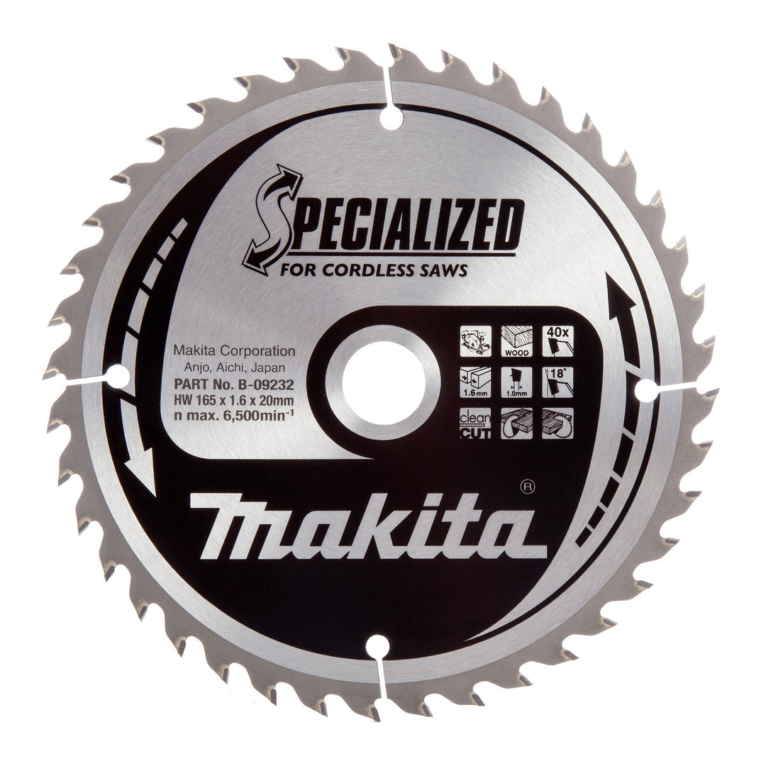 Makita MAKITA HM-SAEGEBLATT 165x20x40Z (B-09232)