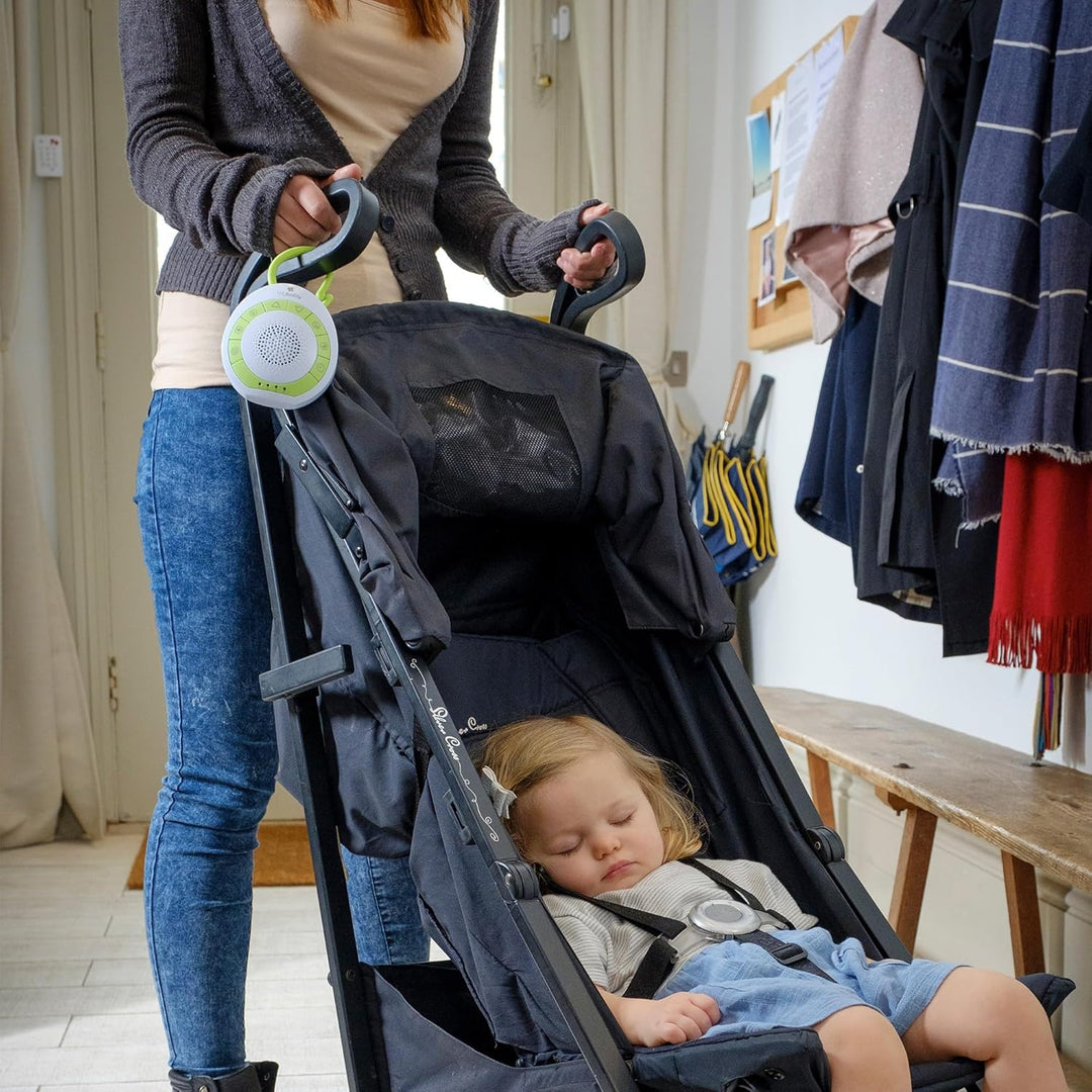 MyBaby SoundSpa Einschlafhilfe Baby - Sound machine, weisses Rauschen & beruhigende Klänge für Kinde