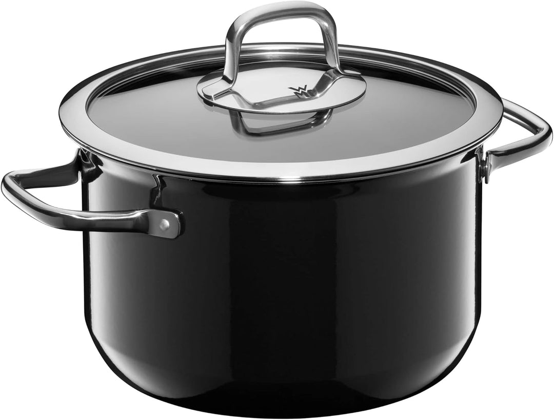 WMF Fusiontec Mineral Kochtopf gross 22 cm, Glasdeckel, Fleischtopf Induktion 4,7l, High-Tech Kerami