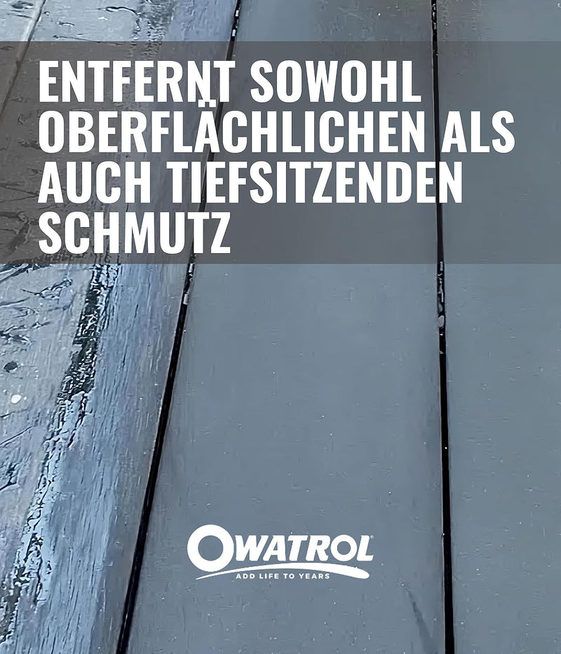 OWATROL® WPC Reiniger Holzreiniger Terasse 1L - Terrassenreiniger Holz - WPC Pflege - Pflegemittel f