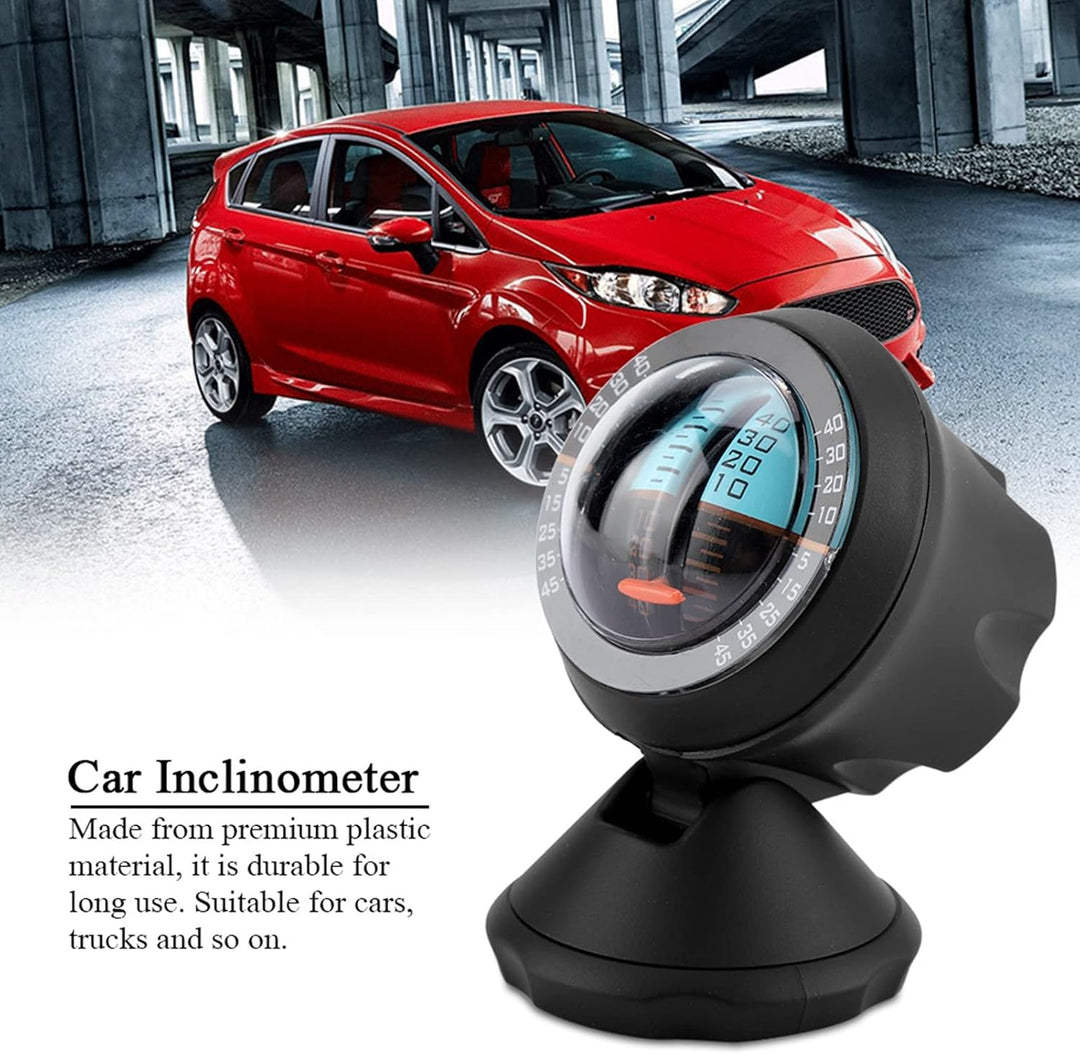 360-Grad-Auto-Fahrzeug-Neigungsmesser Neigungsanzeige Gradient Balancer Tool Meter Level Tilt Gauge