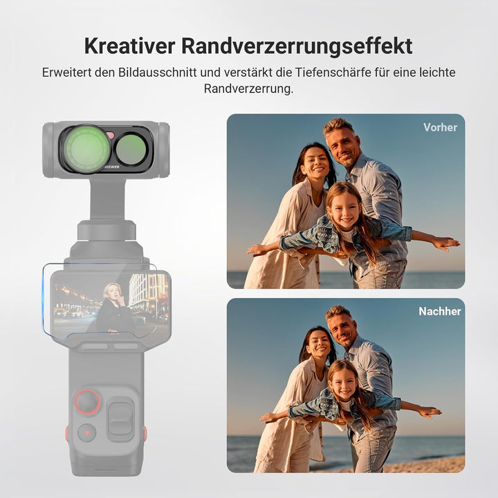 NEEWER FL-L21 0,75x Weitwinkelobjektiv kompatibel mit Insta360 Luna Ultra