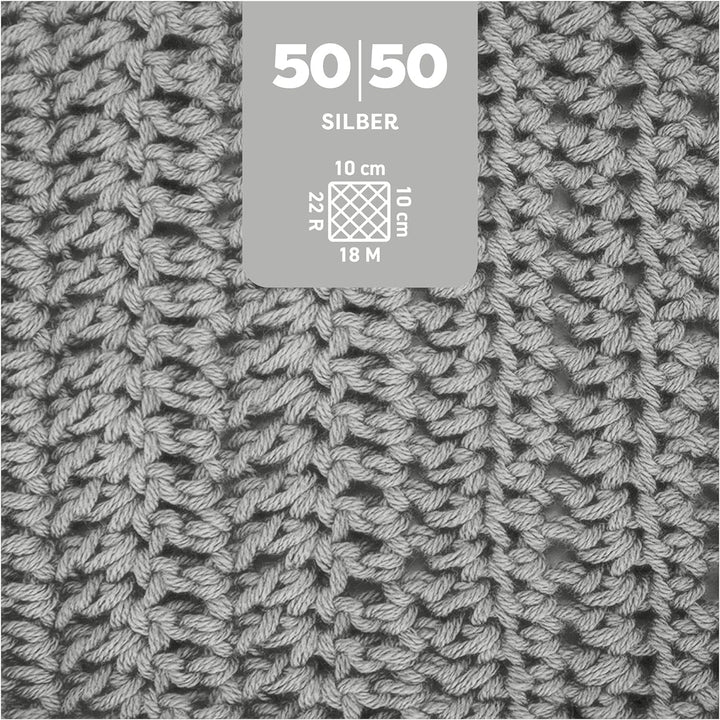 myboshi 50/50-Ganzjahres-Wolle, inkl. original myboshi Label in Lederoptik, für Oberbekleidung geeig