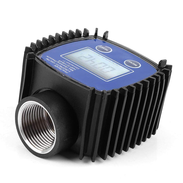 Durchflussmesser,Flow Meter Digitalanzeige Hohe Genauigkeit Wasser Durchflussmesser 1 Zoll Innengewi