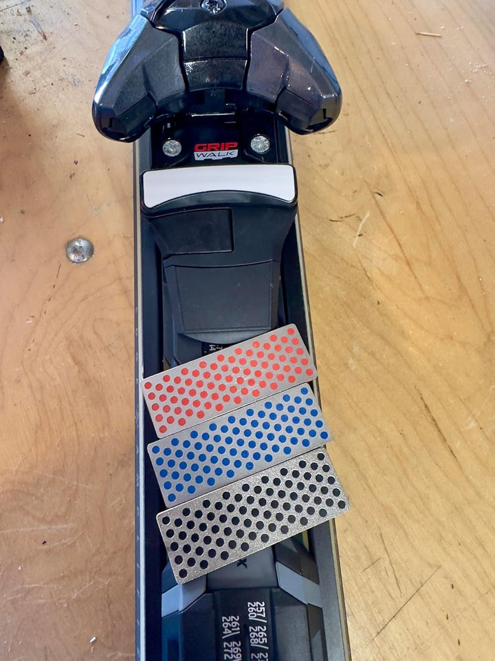 DMT Mini Diamant Ski und Snowboard Abziehstein, 70 mm, Set mit 3 Stück, WS7K