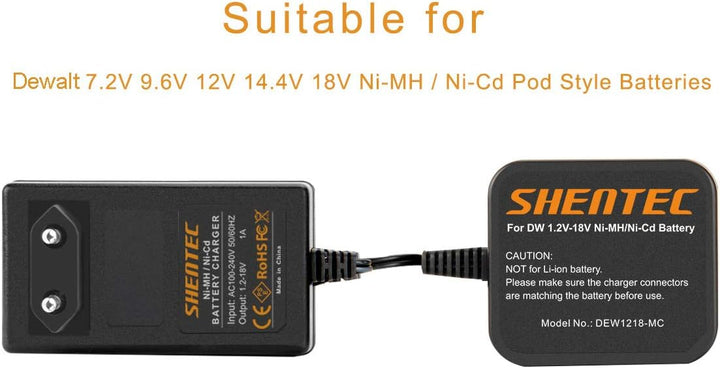 12V NI-MH Ersatz für Dewalt DC9071 DE9071 DE9071 DW9072 DE9074 DE9074 DE9075 DE9501 DW9071 DE9037 DE