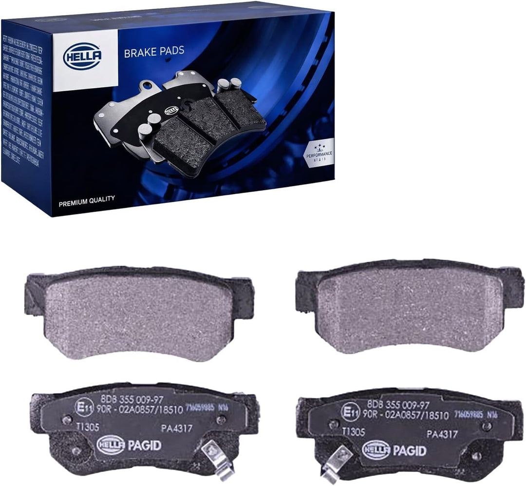 HELLA PAGID 8DB 355 009-971 Bremsbelagsatz - T1305 - Dicke/Stärke: 15mm - Bremssystem: Mando - mit a