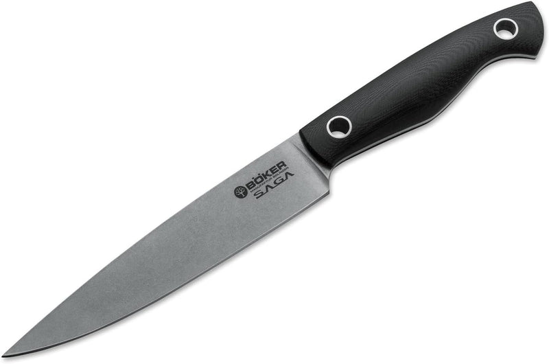 Böker Saga G10 Stonewash Allzweckmesser, Allzweckmesser