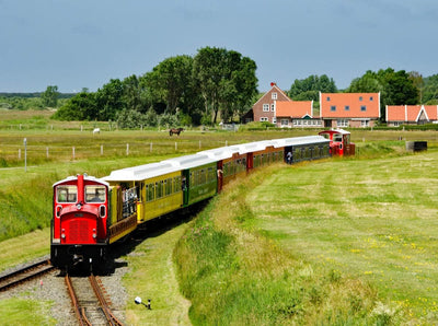 CALVENDO Puzzle Inselbahn Streckenabschnitt 2000 Teile Lege-Grösse 90 x 67 cm Foto-Puzzle Bild von N