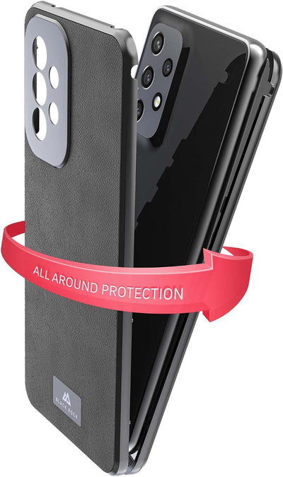 Black Rock - Hülle Leder 360 Grad Glass Case Passend für Samsung Galaxy A53 5G I Handyhülle, Magnet