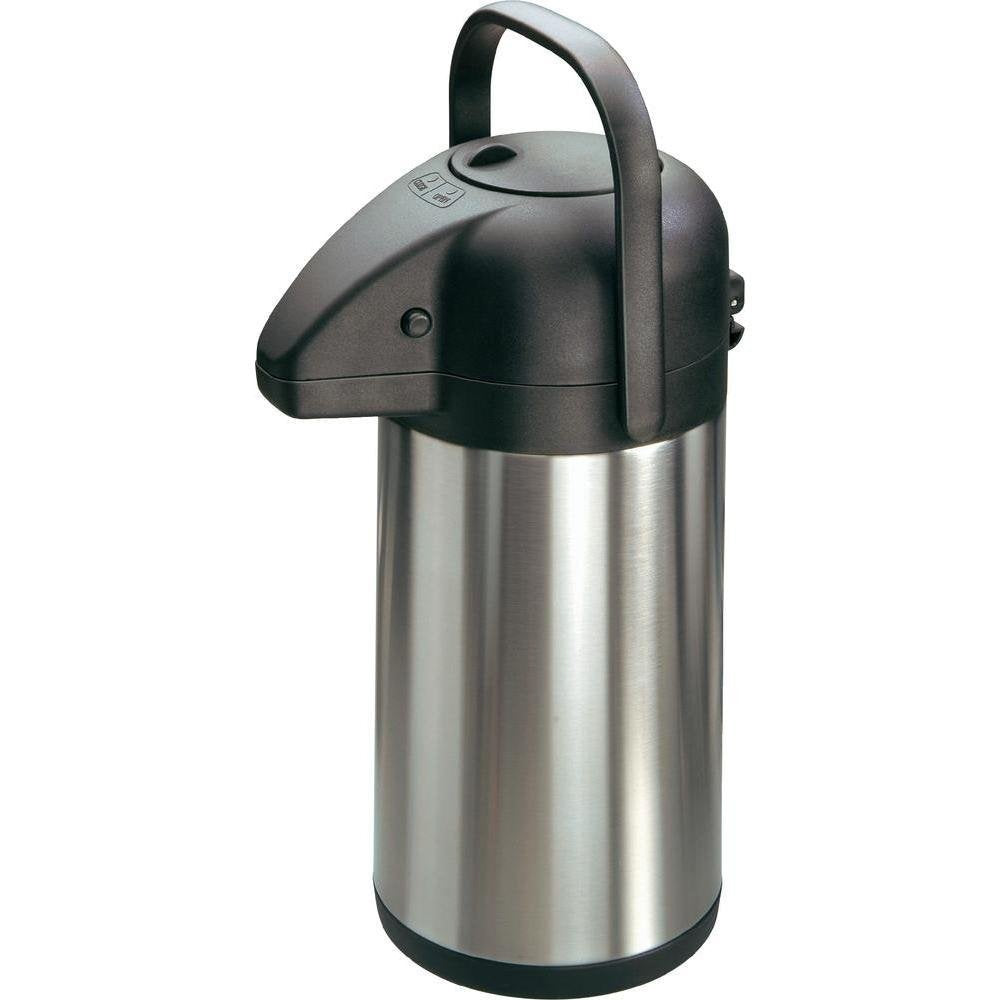 Pump Isolierkanne Iso Kanne Edelstahl 1,9l Kaffeekanne Teekanne