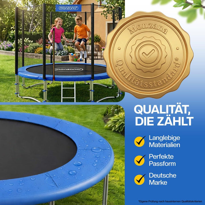 Monzana® Trampolin Randabdeckung Ø 183 244 305 366 427cm 30cm breit 100% UV-beständig reissfest wett