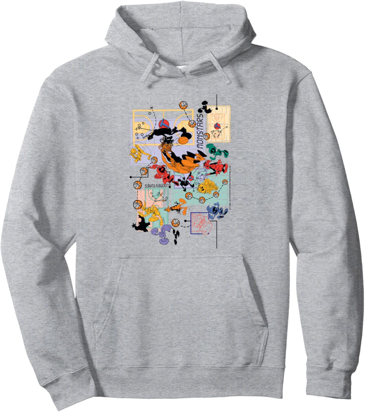 Space Jam Spielplan Pullover Hoodie