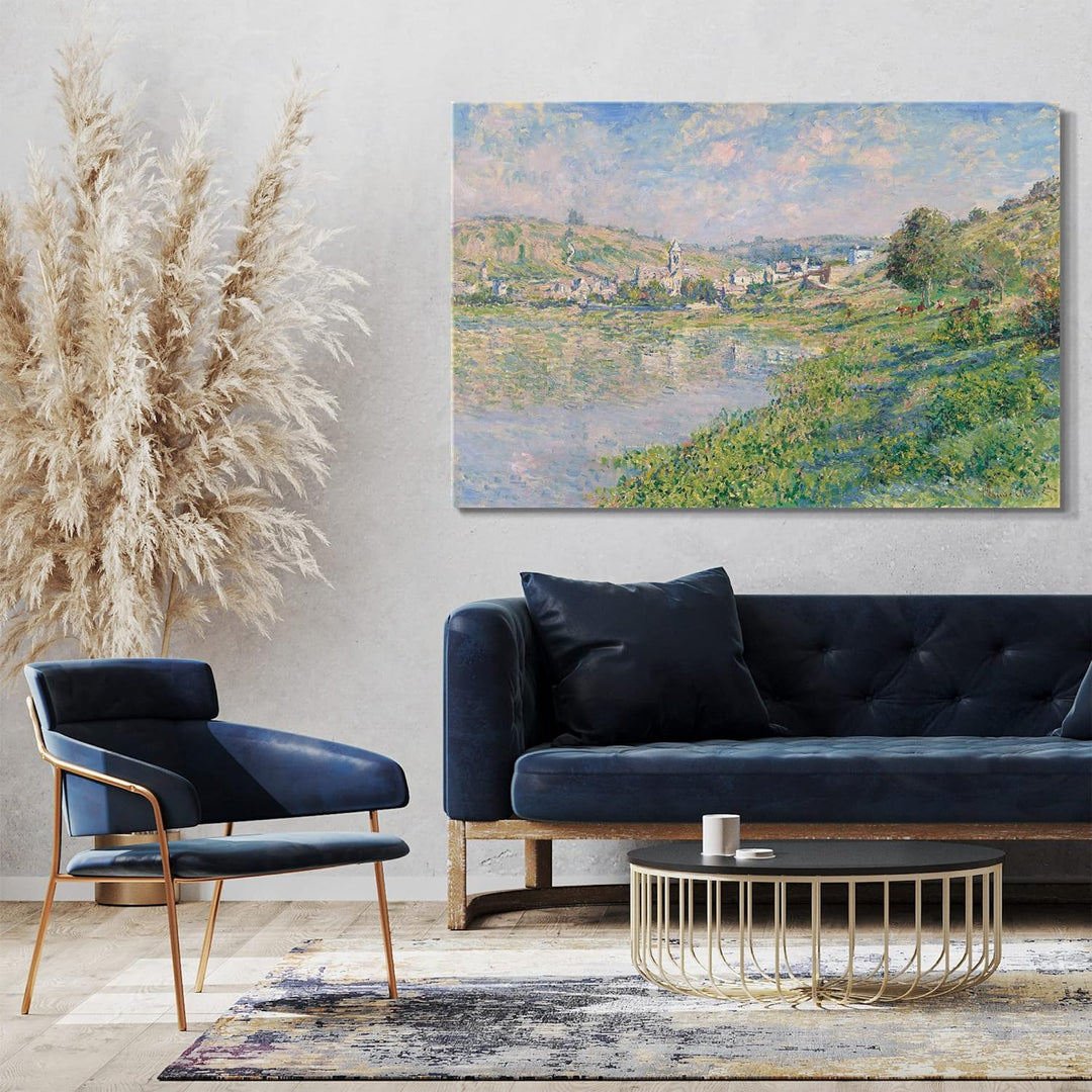 Printed Paintings Leinwand (80x60cm): Claude Monet - Vétheuil 80x60 cm, 80x60 cm