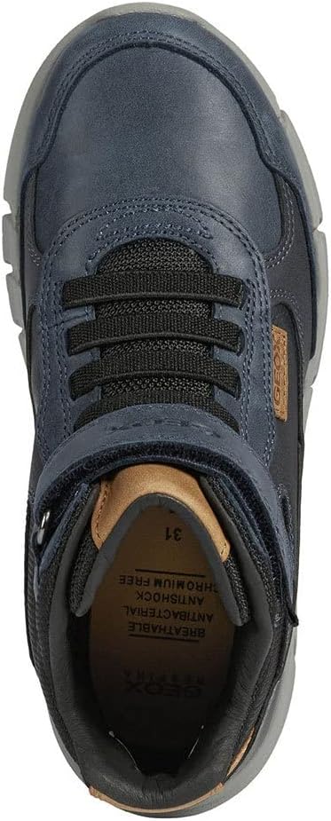 Geox Jungen J Flexyper Boy E Backpacking Boot 34 EU Navy, 34 EU Navy