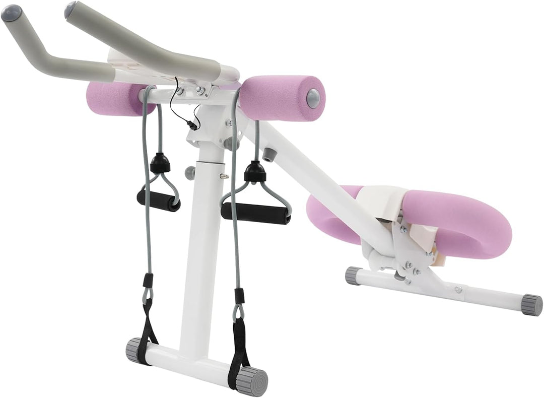 Bauchtrainer für Zuhause Klappbar Bauchmuskeltrainer mit 2 Winkelverstellstufen &amp; 5 Höhenverstellstu