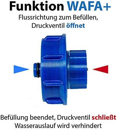 WAFA+ 7F Wassertankdeckel & Fülladpater FEINGWINDE für Knaus,