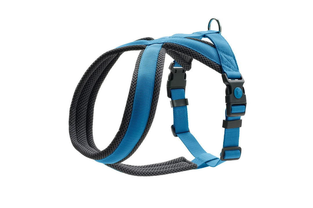 Hunter Hundegeschirr London Comfort, atmungsaktives 3D-Mesh, 2-Fach verstellbar, Sicherheitsverschlu