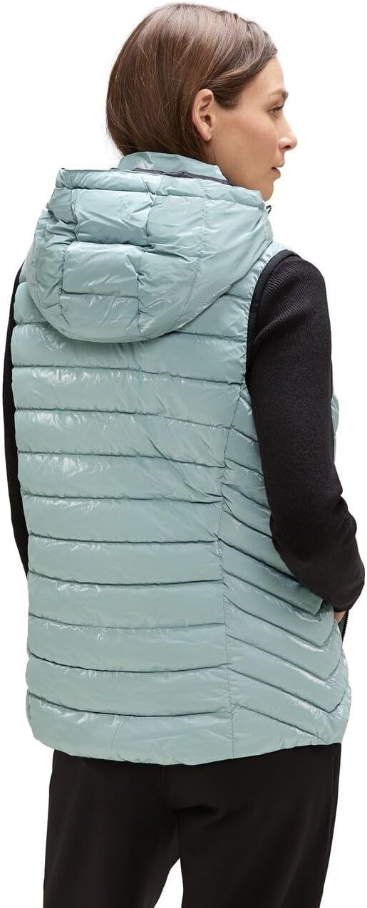 Street One Damen Glänzende Kurz-Steppweste 36 Polar Mint, 36 Polar Mint