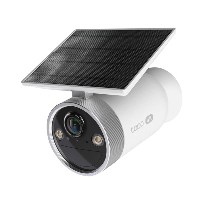 Tapo C465 Solar Aussenkamera Akku, 4K 8MP, Farbnachtsicht, kostenlose KI-Erkennung, 2-Wege-Audio, lo