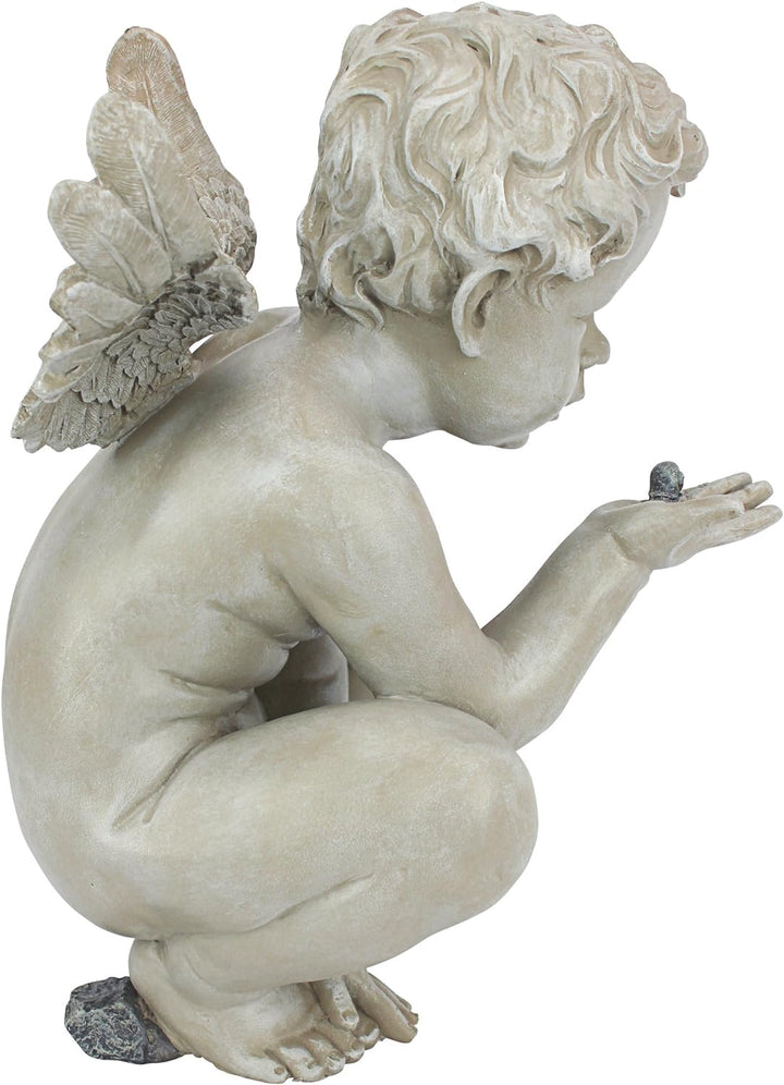 Design Toscano Cherub Statue Des Lebens Rätsel, Masse: 23 x 29 x 38 cm 2.25 kg
