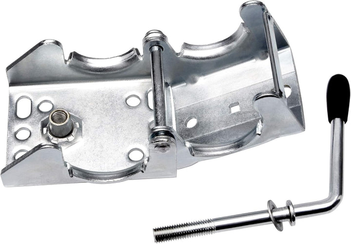 Klemmschelle Klemme für Anhänger Stützrad o. Stützen mit Rohr Ø 55-60mm Halter