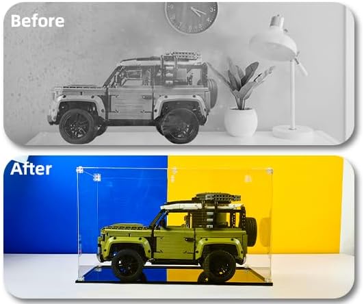 icuanuty Acryl Vitrine für Lego 43230 Tribute to Walt Disney 100. Jubiläumsset für Erwachsene mit Mi