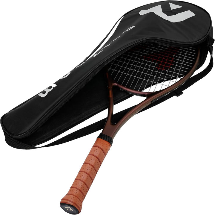 BatZoom Tennisschläger für Anfänger und Erwachsene, Leichter Graphitschläger mit komfortablem Griff,