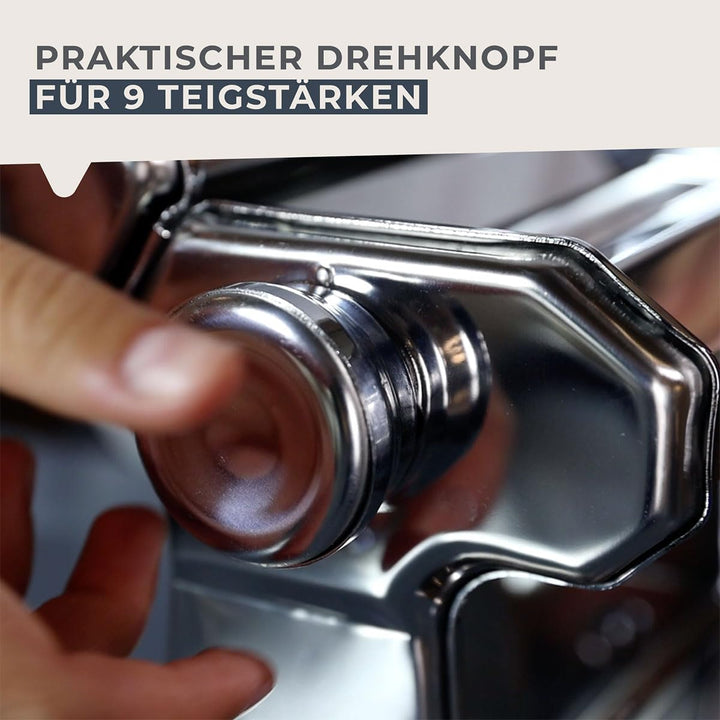 Fackelmann #easyprepare Nudelmaschine für leckere Pasta – Aufsätze für Lasagneblätter, Tagliatelle &