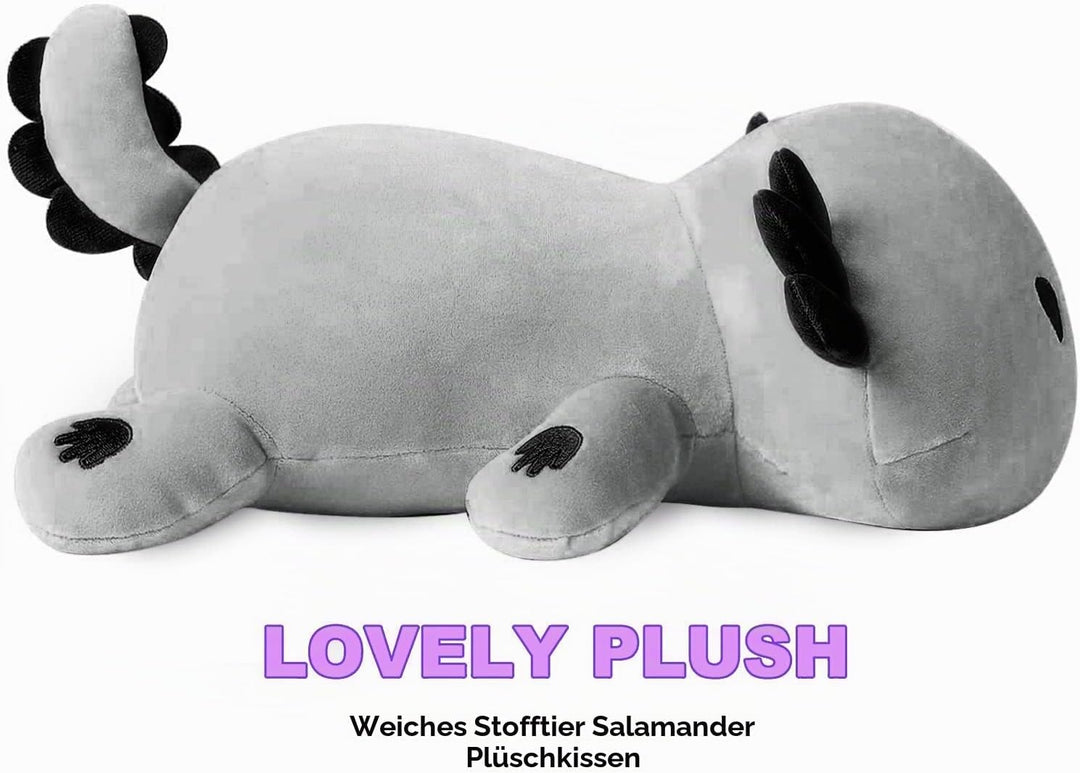 shownicer Plüschtier Axolotl Stofftier Kawaii Salamander Plüsch, Axolotl Kuscheltier Plüschkissen Sp