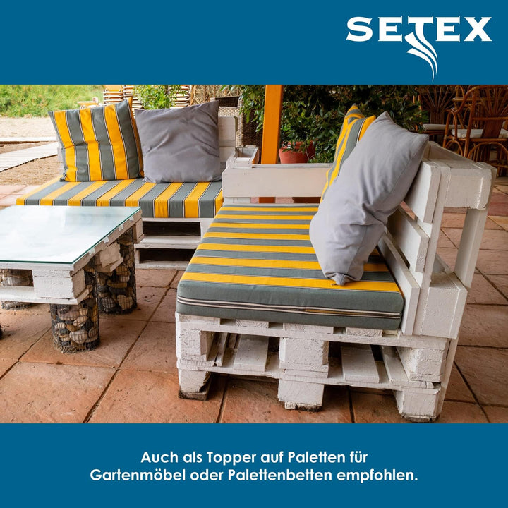 SETEX Matratzenunterlage, Polyester, Matratzenschoner zum Auflegen auf Lattenroste, 90 x 190 cm, Wei