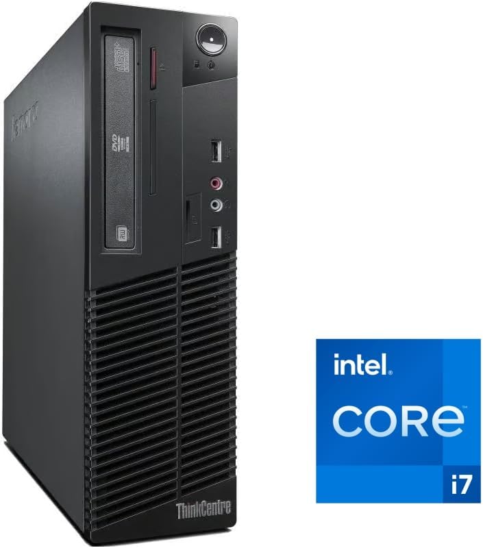 Lenovo - Schneller PC mit Intel Core i7 4790 - Desktop Computer + Silent Rechner für Büro & Home Off