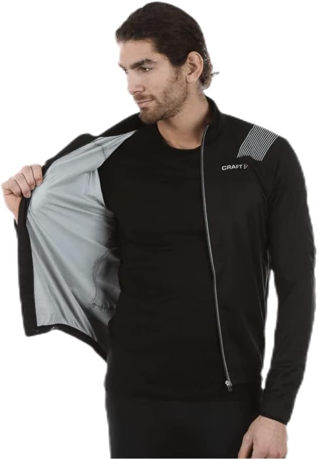Craft Herren Verve Rain Jacket M Regenjacke L Schwarz, L Schwarz