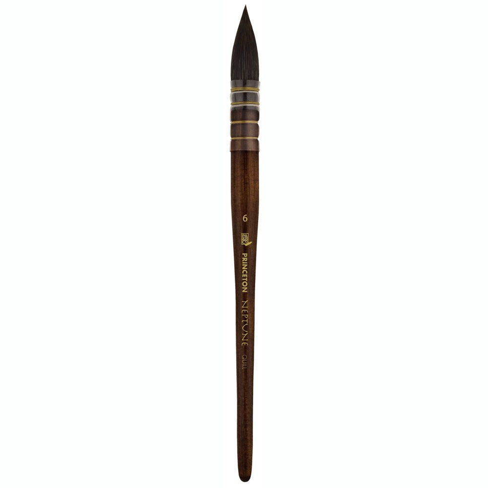 Princeton Künstlerpinsel Neptune, Pinsel für Aquarell-Serie 4750, Quill Synthetisches Eichhörnchen,
