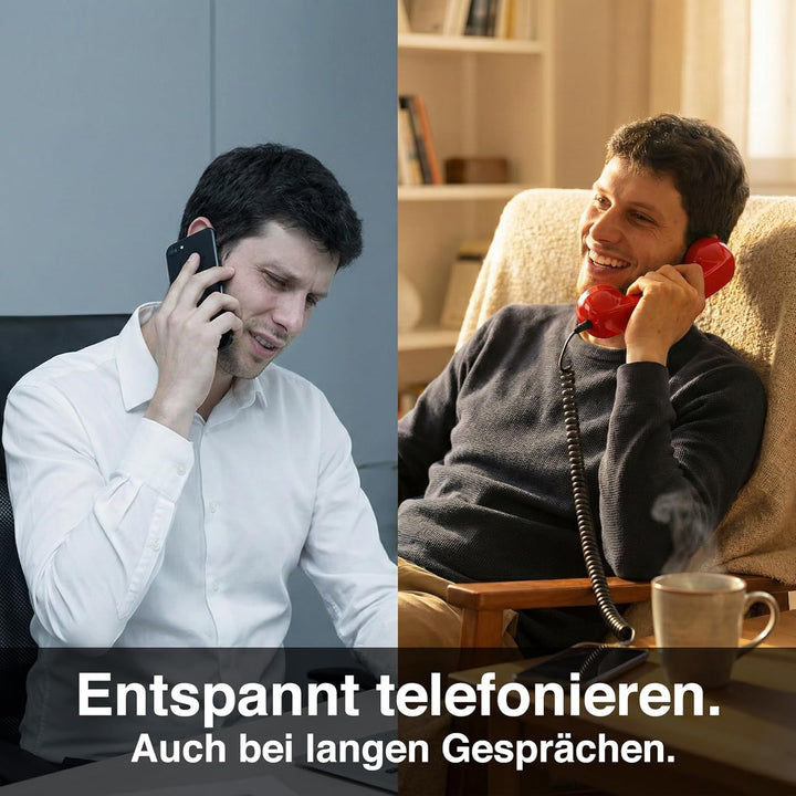 Opis 60s Micro - Retro Handyhörer für Android Smartphones, Tablets, Notebooks und Handys in der Form