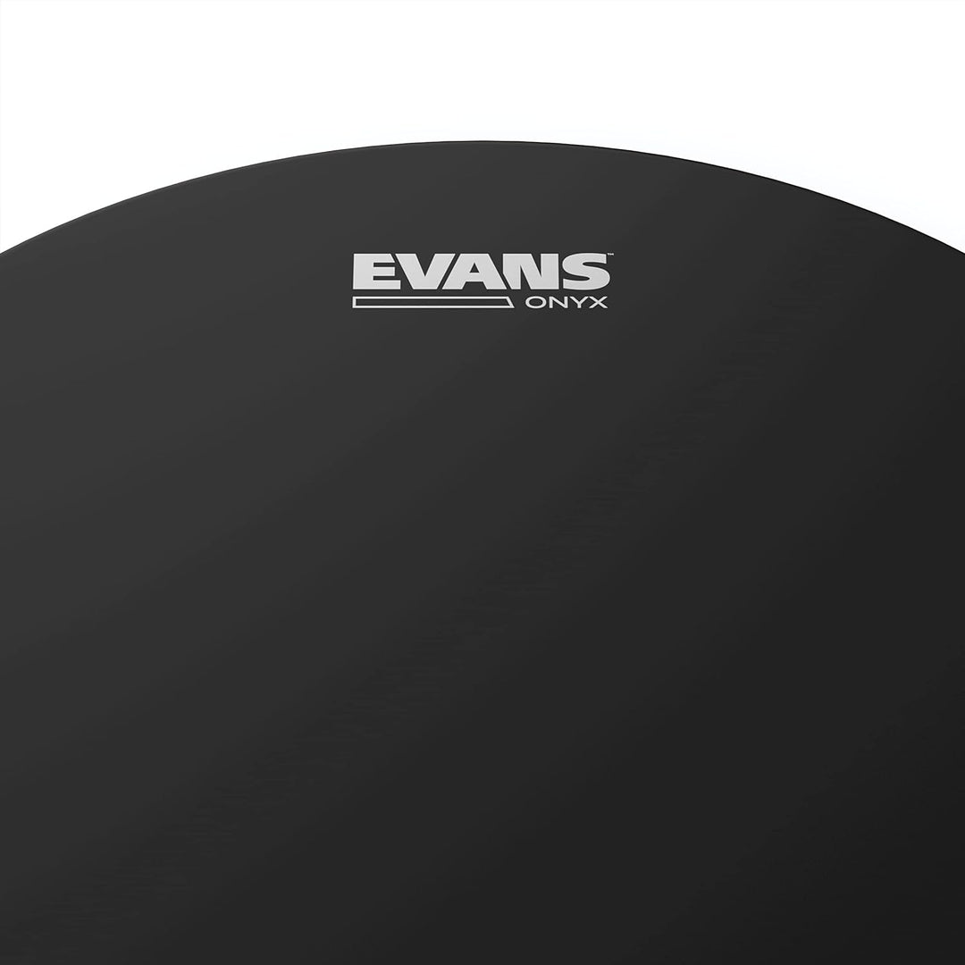 Evans B12ONX2 30,48cm (12 Zoll) Tomfell Onyx zweilagig 0,19mm, schwarz 12 inch, 12 inch