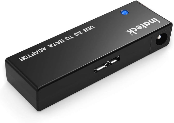 Inateck USB 3.0 zu SATA Konverter Adapter für 2.5/3.5 Zoll Laufwerke HDD SSD mit 12V 2A Netzteil.