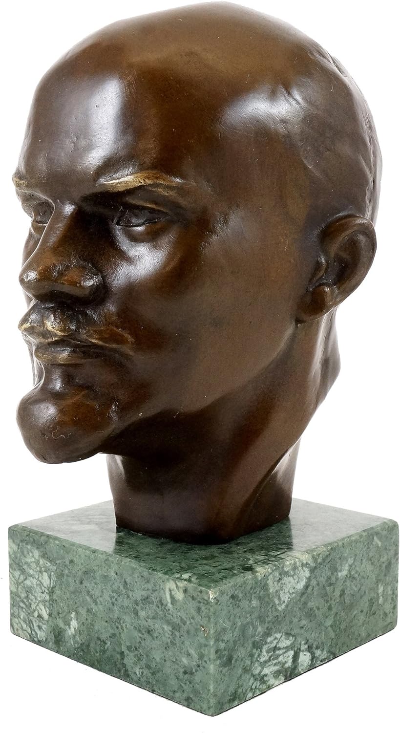 Kunst & Ambiente - Bronzestatue - Wladimir Iljitsch Lenin Büste - signiert - Skulptur kaufen - Lenin