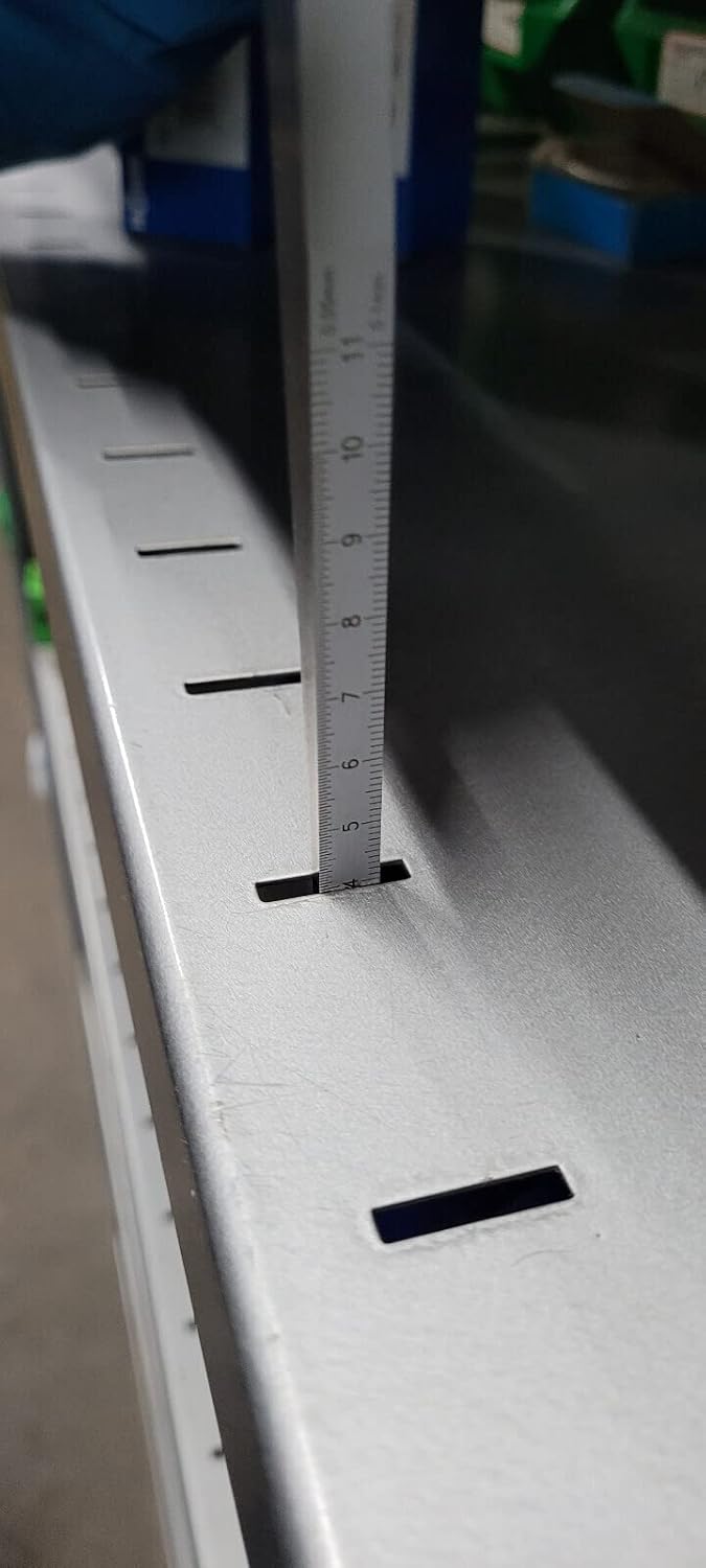 WRS Präz.-Messkeil, rostfrei, mattverchromt, Messbereich 1,0-22,0 mm, 200 mm lang, Ablesung: oben 0,