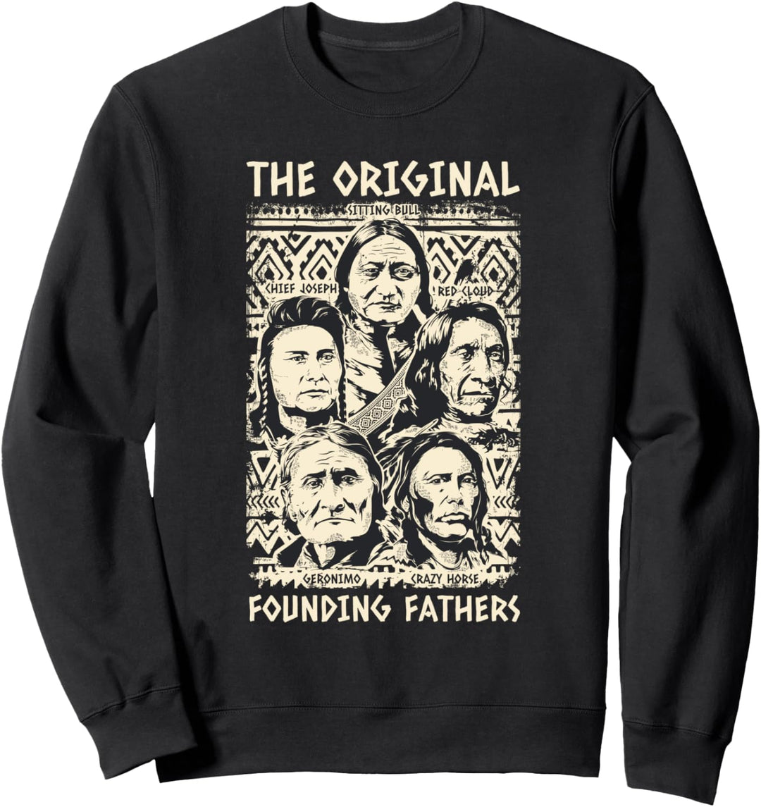 Original Gründerväter Indianerstamm der Ureinwohner Amerikas Sweatshirt